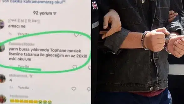 Bursa’da Okullara Yönelik Tehdit Paylaşımı: 2 Şüpheli Gözaltında