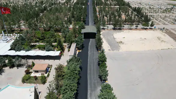 Yeni Asri Aile Mezarlığı’nda Ulaşım Konforu Artırıldı