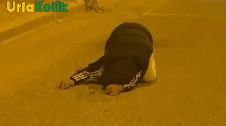Şanlıurfa'da Uyuşturucu Kullanan Genç, Cadde Üzerinde Panik Atağa Yakalandı!