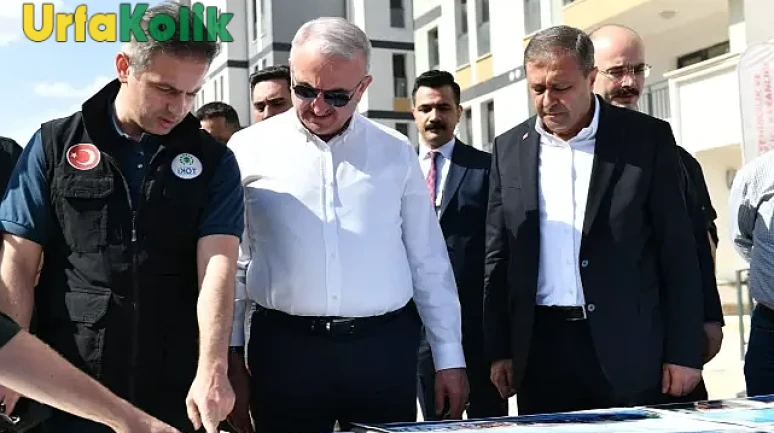 Şanlıurfa'da deprem sonrası konutlar hızla inşa ediliyor