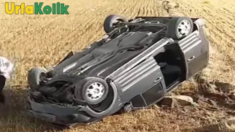 Suruç'ta Trafik Kazası: Araç Takla Attı, Sürücü Hastaneye Kaldırıldı!