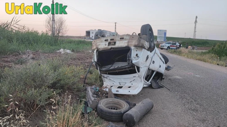 Diyarbakır'ın Bismil ilçesinde otomobil devrildi: 1 ölü, 4 yaralı!