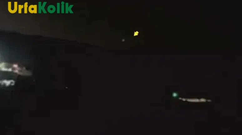 İran'ın füze denemesi, Şanlıurfa semalarında da izlendi.