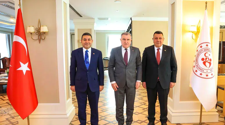 Başkan Özyavuz Gençlik Ve Spor Bakanı Osman Aşkın Bak İle Görüştü