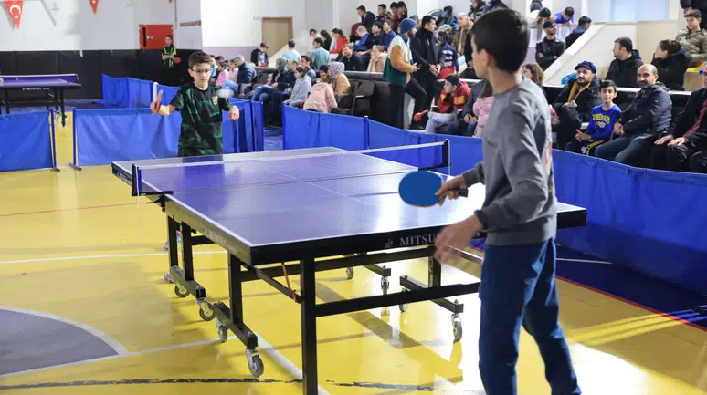 Karaköprü’de Masa Tenisi Turnuvası Heyecana Sahne Oldu