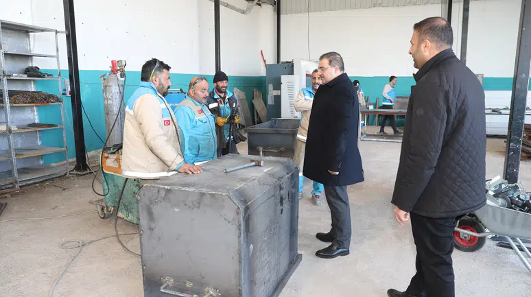 Üreten Belediye Modeli Büyüyor: Başkan Canpolat Üretimi Yerinde İnceledi