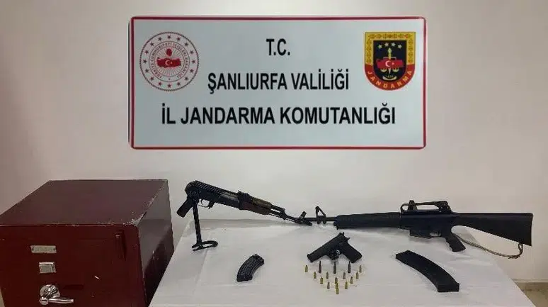 Şanlıurfa’da ruhsatsız silah operasyonu