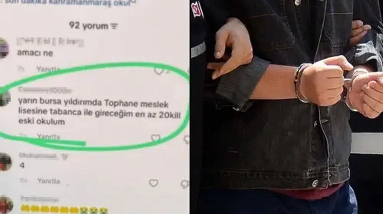 Bursa’da Okullara Yönelik Tehdit Paylaşımı: 2 Şüpheli Gözaltında