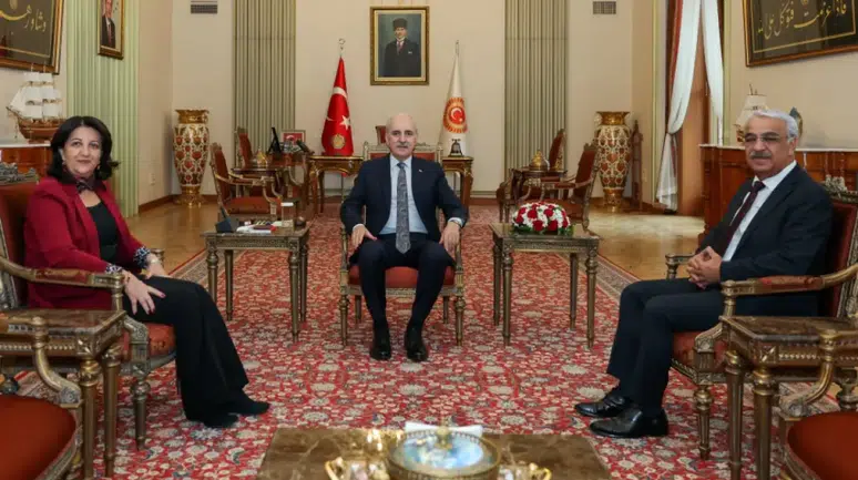 Kurtulmuş, DEM Parti Heyetini Kabul Etti