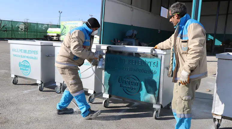 Haliliye’de Konteynerler Hem Üretiliyor Hem Yenileniyor