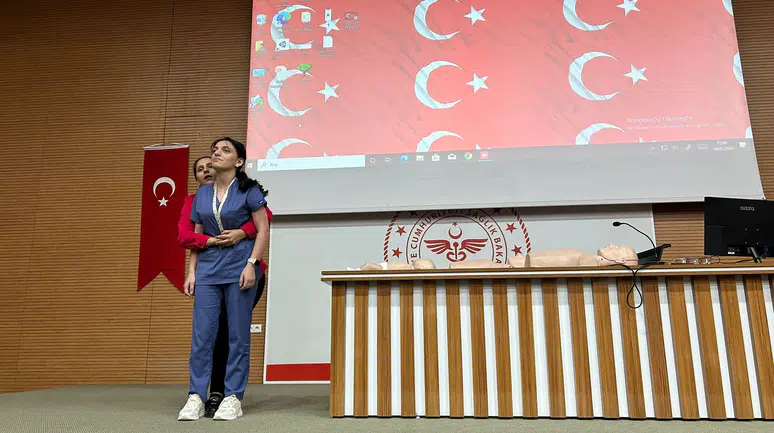 Haliliye Ağız ve Diş Sağlığı Hastanesi Personeline İlk Yardım Eğitimi