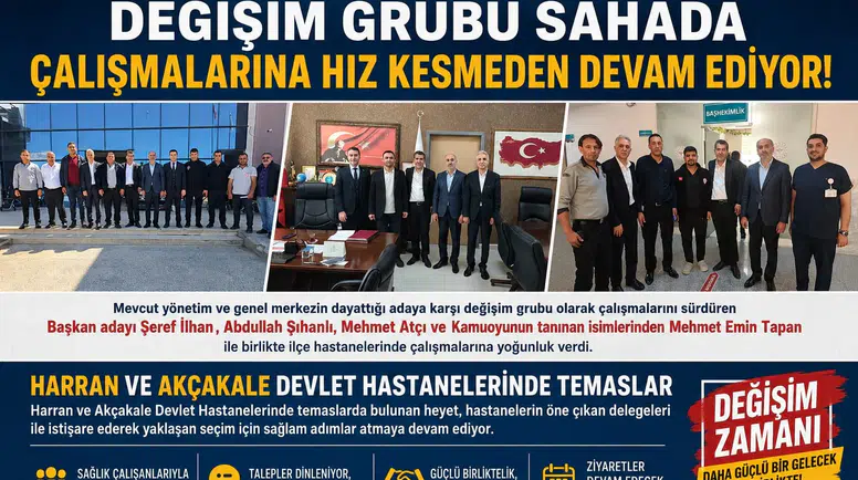 Şeref İlhan Ekibiyle Sahaya İndi: "İlçelerde Kritik Temas"