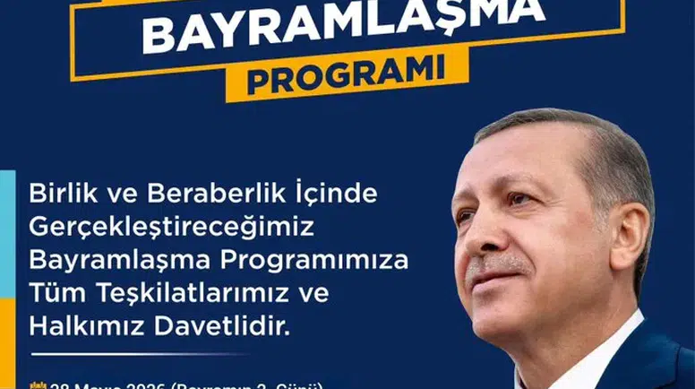 AK Parti Şanlıurfa’da Bayramlaşma Programı Düzenlenecek