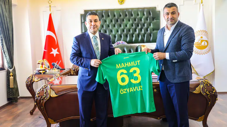 Şanlıurfaspor'un Yeni Yönetimi İlk Ziyaretlerini Başkan Özyavuz'a Yaptı