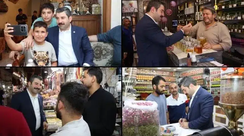 Milletvekili İbrahim Eyyüpoğlu'ndan Haşimiye Esnafına Ziyaret